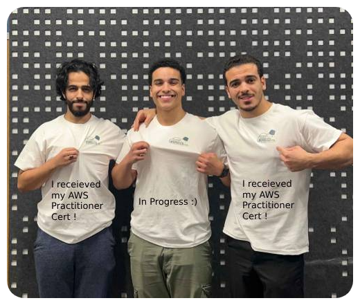 From right - Rayan Aboufariss, Ayoub Aboufariss & their friend Shihab