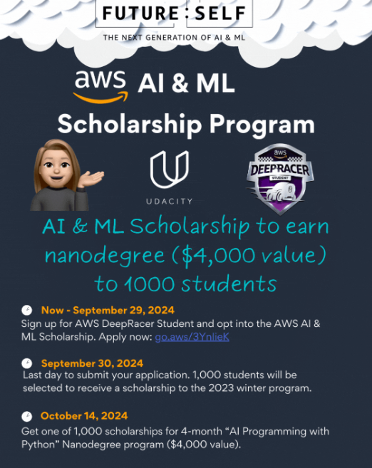 Apply For AWS AI and ML Scholarship Program